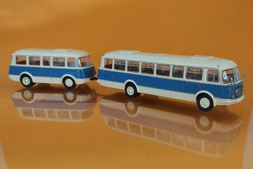 JZS Jelcz 043 Bus mit PA 01 hellbeige/blau 1964 1:87