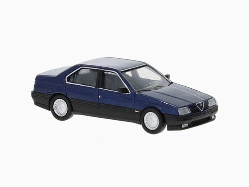 Alfa Romeo 164 Limousine dunkelblau metallic 1987 1:87