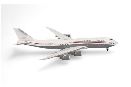 Herpa 536899 Qatar Amiri Flight Boeing 747-8 BBJ 1:500