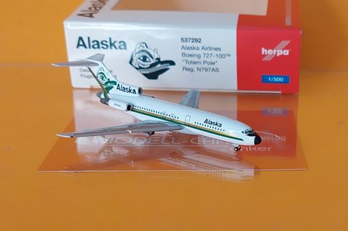 Alaska Airlines Boeing 727-100 N797AS 1:500