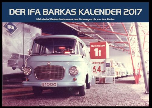 IFA Barkas B 1000 Kalender 2017