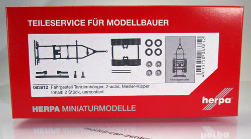 Fahrgestell Tandemhänger Meiller-Kipper Inhalt: 2 Stück