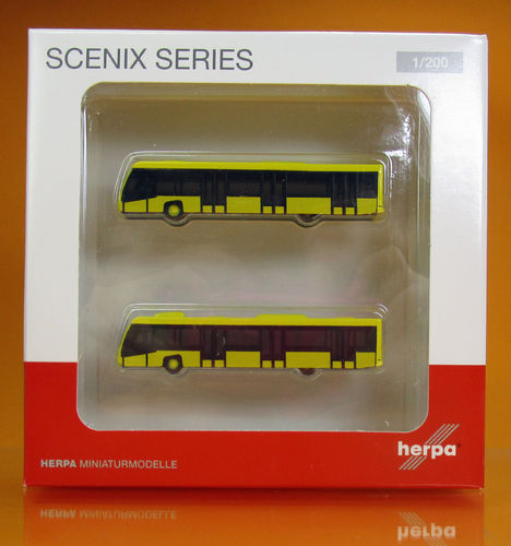 Scenix - Airport Bus Set - 2er Set (Scale: 1:200)