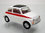Fiat 500 » Sport « Weiß mit roten Streifen