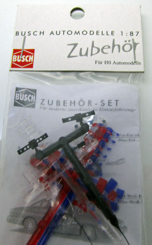 Busch 49963 Zubehör Set: Moderne USA Einsatzfahrzeuge II
