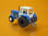 IFA Fortschritt ZT 303 C Traktor mit Eisenrädern blau weiß
