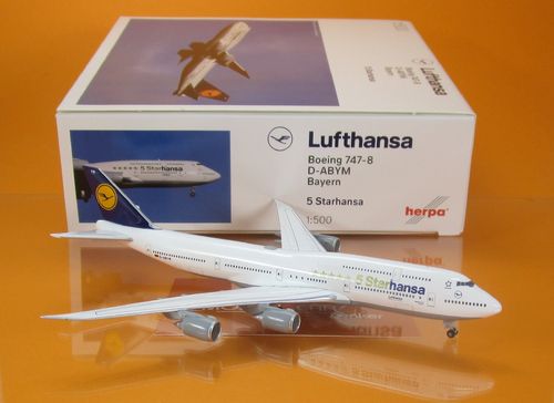 Lufthansa Boeing 747-8 Intercontinental "Starhansa" - D-ABYM "Bayern"