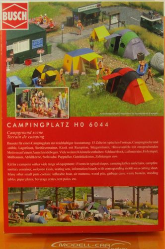 Busch 6044 Bausatz Camping-Platz H0
