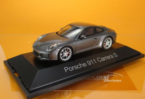 Porsche 911 Carrera Coupé S - achatgraumetallic  - Scale 1/43