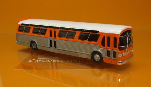 US Bus Fishbowl orange 1:87