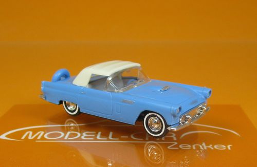 Ford Thunderbird Cabrio blau 1:87
