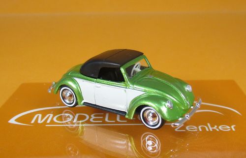VW Hebmüller Cabrio zweifarbig grün 1:87