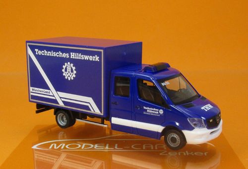 MB Sprinter`13 Doka Koffer THW OV München Land 1:87