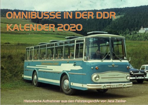 Omnibusse in der DDR Kalender 2020