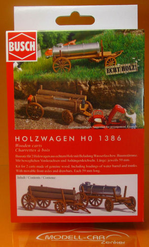 Bausatz Holzwagen 1:87