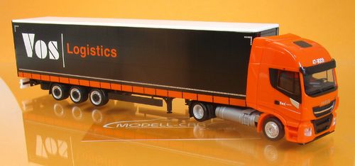 Iveco Stralis NP Lowliner-SZ VOS Logistics NL 1:87
