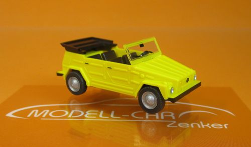 VW 181 offen gelb 1:87