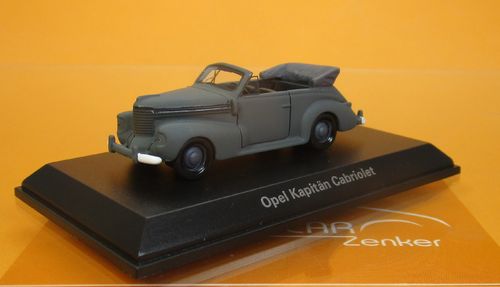 Opel Kapitän Cabrio matt-grau Wehrmacht 1940 1:87