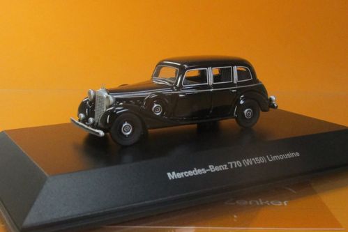 Mercedes 770 (W150) Limousine schwarz 1940 1:87