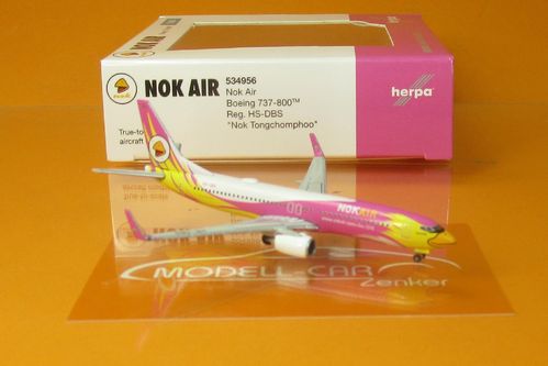 Nok Air Boeing 737-800 – HS-DBS “Nok Tongchomphoo”