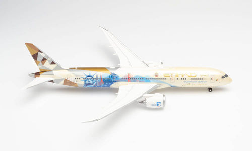Etihad Boeing 787-9 Dreamliner "Choose the USA" A6-BLE 1:200