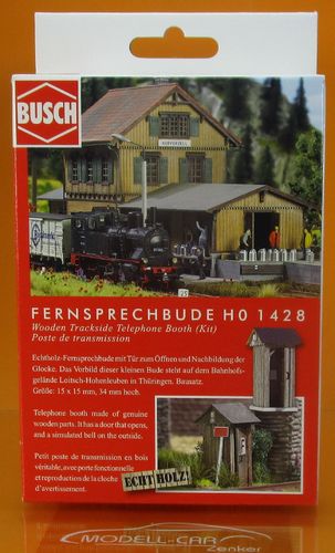 Busch 1428 Fernsprechbude H0 1:87