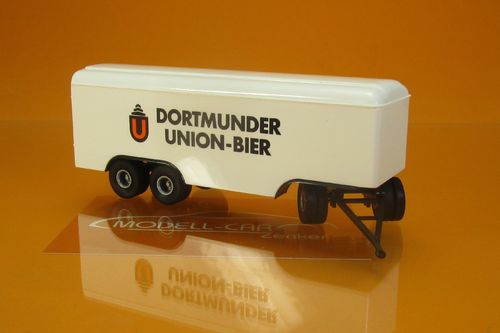 Anhänger 3achs Koffer Dortmunder Union Bier 1:87