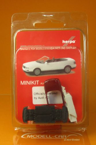 MiniKit Audi 80 Cabrio weinrot 1:87