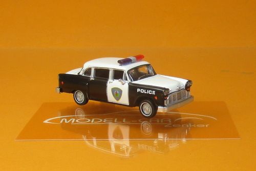 Checker Cab Saugus Squad Car Police Car 1:87