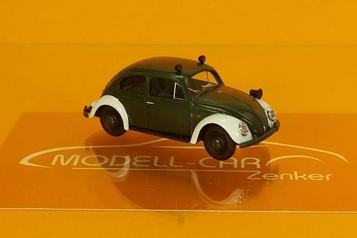 VW Käfer mit Ovalfenster Polizei 1:87