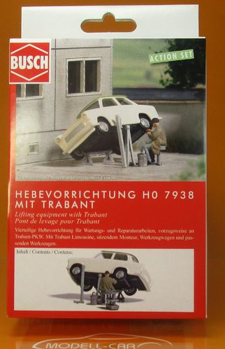 Action Set: Trabant Hebevorrichtung H0