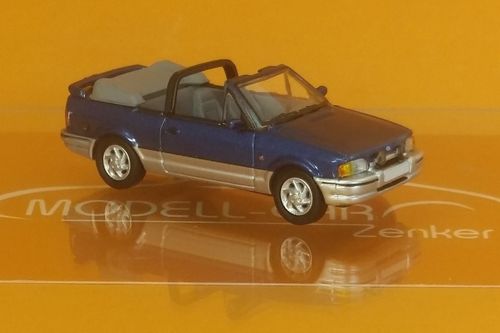 Ford Escort IV Cabriolet blau/silber Bj. 1986 1:87