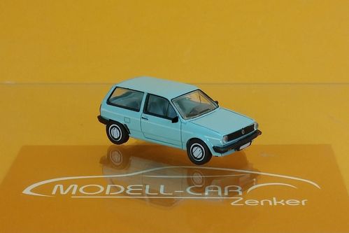 VW Polo II Bj. 1981 helltürkis 1:87