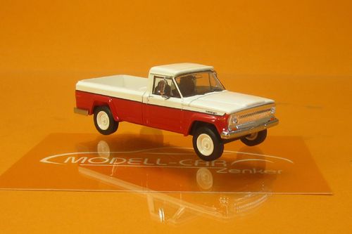 Jeep Gladiator B weiss/rot Bj.1968 1:87