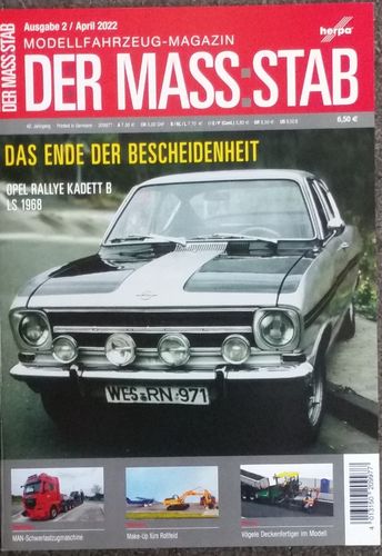 DER MASS:STAB 2/2022 Das Herpa Modellfahrzeug Magazin