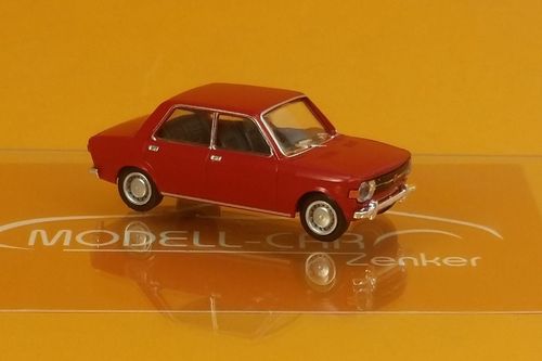 Fiat 128 rot Baujahr 1969 1:87