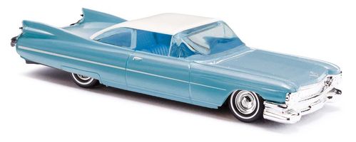 Cadillac Eldorado pastellblau / weißes Dach 1:87