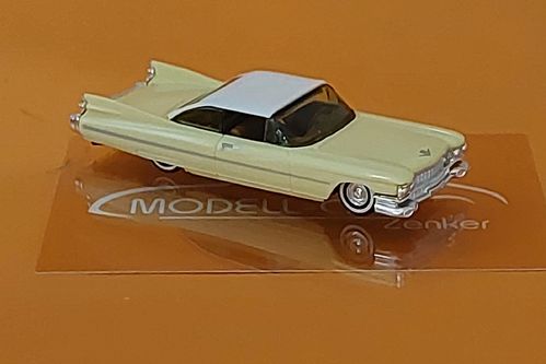 Cadillac Eldorado pastellgelb / weißes Dach 1:87