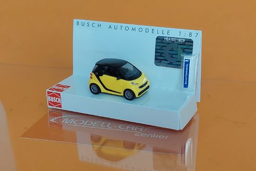 Smart Fortwo Coupé 2012 ElectricDrive Gelb 1:87