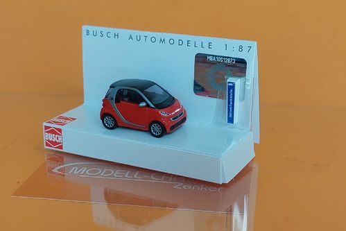 Smart Fortwo Coupé 2012 ElectricDrive Rot 1:87