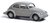 VW Käfer mit Brezelfenster Grau Standard 1:87