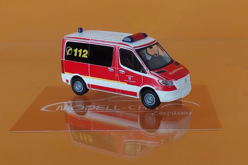 Mercedes Sprinter kurz Bus Feuerwehr Dinslaken 1:87