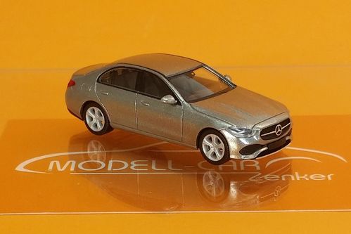 Mercedes-Benz C-Klasse Limousine W206 silber 1:87
