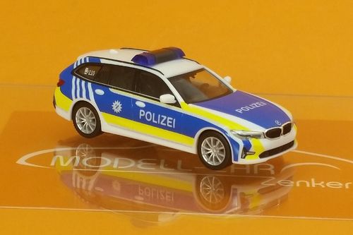 BMW 3er Touring (G21) Polizei Bayern weiß 1:87