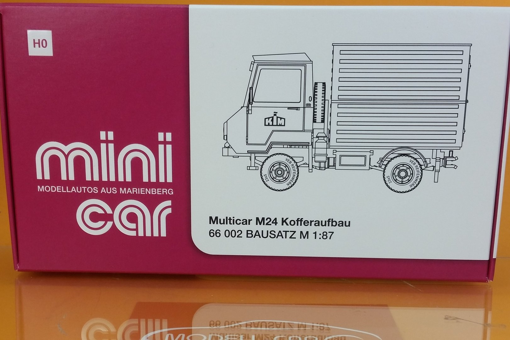 Auhagen MiniCar Multicar M24 Kofferaufbau Bausatz 66002