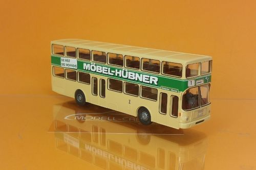 MAN SD 200 Doppeldeckerbus "Möbel Hübner" 1:87