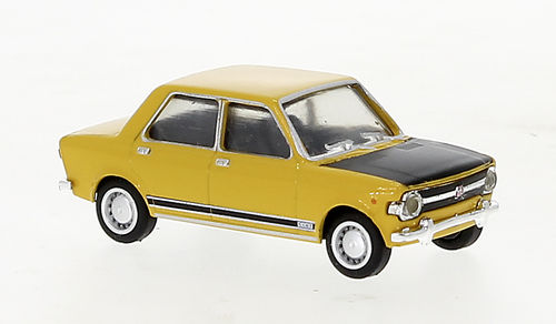 Fiat 128 gelb/schwarz Bj.1969 1:87