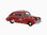 Peugeot 203 rot Service Incendie Departmental Gelblicht 1948 1:87