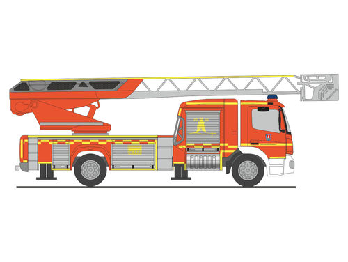 MB DLK Atego ´19 Feuerwehr Pinneberg 1:87