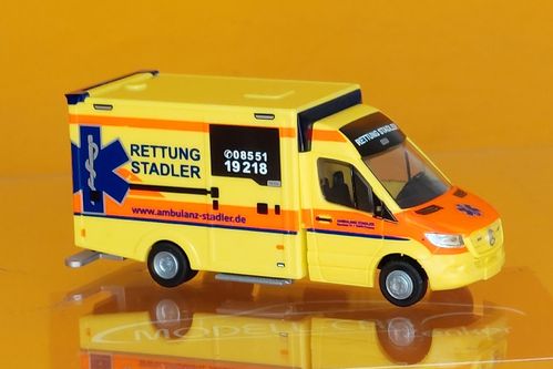 MB Sprinter ´18 WAS Design RTW Ambulanz Stadlerg 1:87